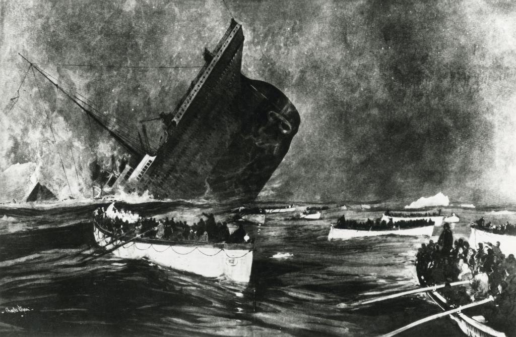 Где утонул Титаник